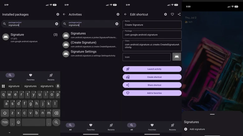 Google готує новий додаток Signatures для Android